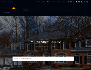 momentumrealtyva.com screenshot