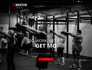momentumsport.com screenshot