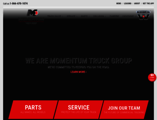 momentumtruckgroup.com screenshot