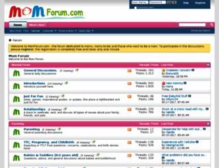 momforum.com screenshot