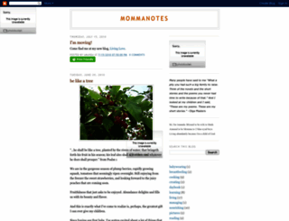 mommanotes.blogspot.com screenshot