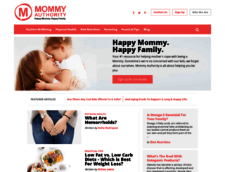 mommyauthority.com screenshot