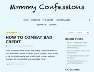 mommyconfessions.com screenshot
