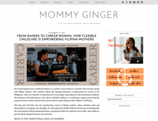 mommyginger.com screenshot