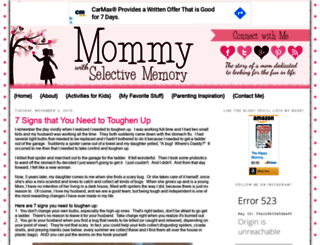 mommywithselectivememory.com screenshot