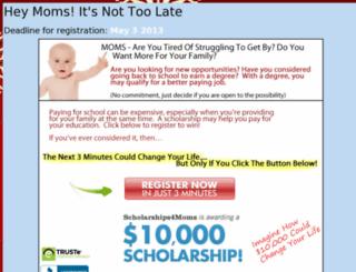 moms-scholarships.com screenshot