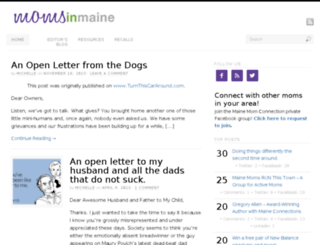 momsinmaine.com screenshot