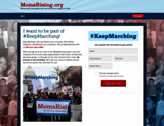 momsmeetup.momsrising.org screenshot