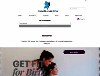 momtrainer.com screenshot