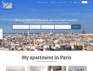 mon-appartement-a-paris.com screenshot
