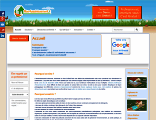 mon-assainissement.fr screenshot