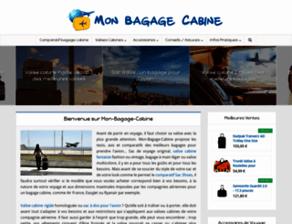 mon-bagage-cabine.com screenshot