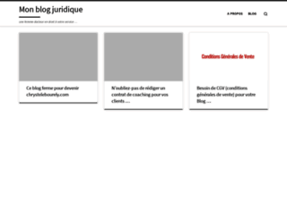 mon-blog-juridique.com screenshot