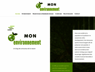 mon-environnement.com screenshot