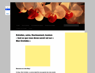 mon-orchidee.com screenshot