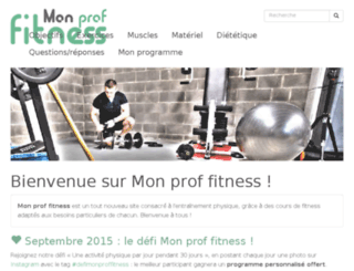 mon-prof-fitness.fr screenshot