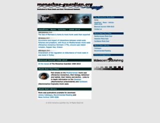 monachus-guardian.org screenshot