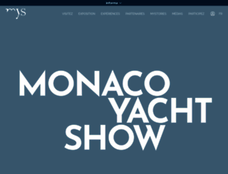 monacoyachtshow.com screenshot