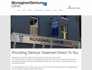 monaghandentureclinic.com screenshot