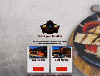 monarcasrestaurants.com screenshot