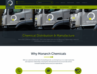 monarchchemicals.co.uk screenshot