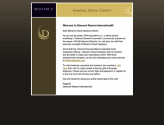 monarchgrandvacations.com screenshot