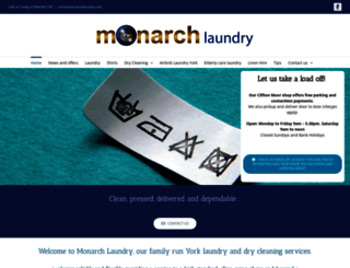 monarchlaundry.net screenshot