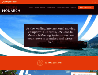 monarchmoving.com screenshot