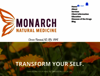 monarchnaturalmedicine.com screenshot