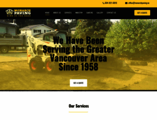 monarchpaving.ca screenshot
