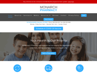 monarchpharmacy.org screenshot