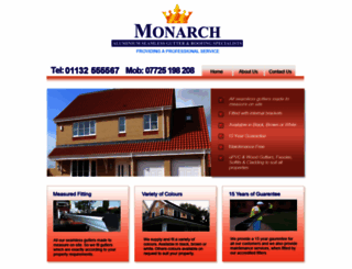 monarchseamlessgutters.co.uk screenshot