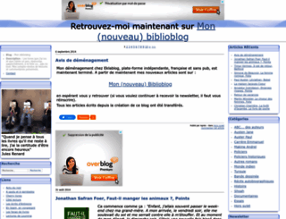 monbiblioblog.over-blog.com screenshot