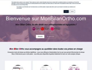 monbilanortho.com screenshot