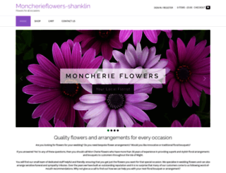 moncherieflowers-shanklin.co.uk screenshot