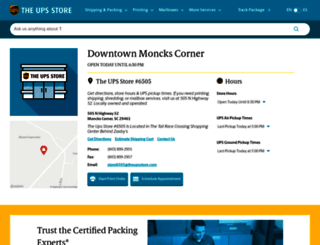 monckscorner-sc-6505.theupsstorelocal.com screenshot