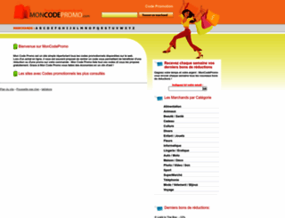 moncodepromo.com screenshot