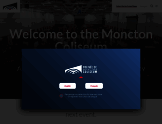 monctoncoliseum.com screenshot