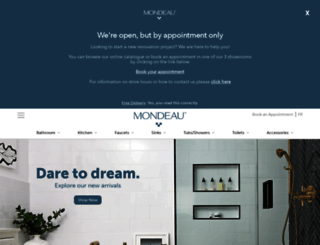 mondeau.com screenshot