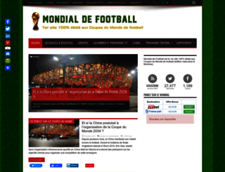 mondial-de-football.com screenshot