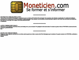 moneticien.com screenshot