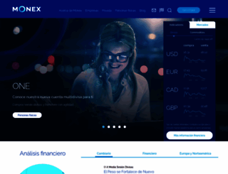 monex.com.mx screenshot