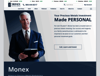 monex.com screenshot