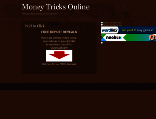 money-tricks-online.blogspot.com screenshot