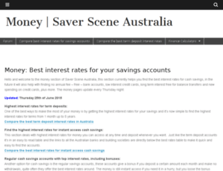 money.saverscene.com.au screenshot