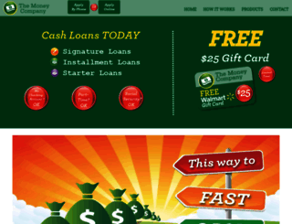 moneycoloans.com screenshot