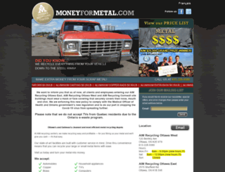 moneyformetal.com screenshot