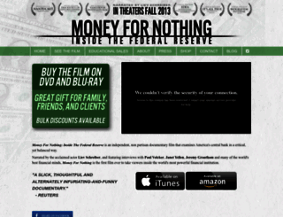 moneyfornothingthemovie.org screenshot