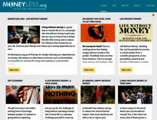moneyless.org screenshot