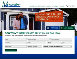 moneylinemortgages.com screenshot